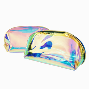 Gennemsigtig TPU holografisk makeuptaske