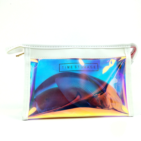 Fashion Holographic Cosmetic Travel Bag Laser Travel Toiletry Pouch