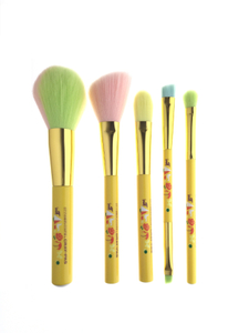 5 stk Colorful makeup børste sæt (ansigt og øje)